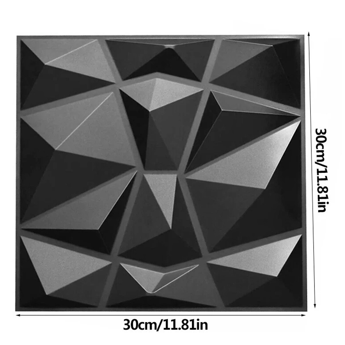 12Pcs Modern Decorative Wall Panel 3D Effect Decor PVC Panels Cladding UK — image 7