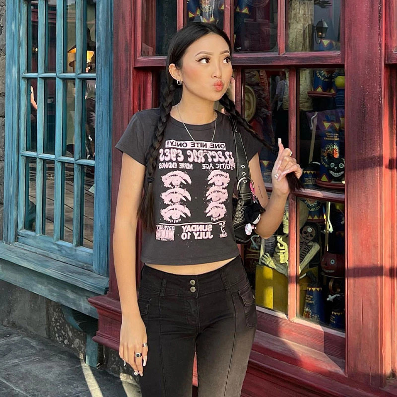 Women's Personality Street Creative Print Casual T-Shirt