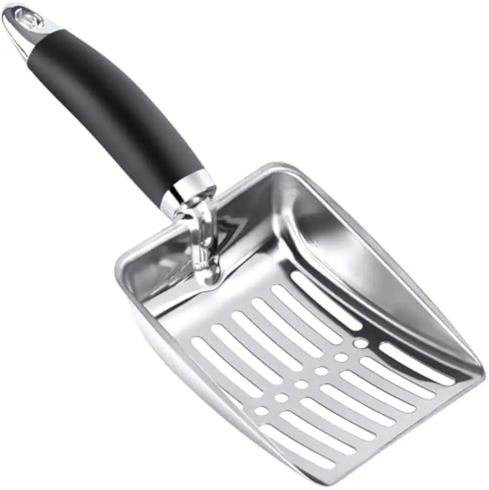 Cat Litter Scoop Kitty Metal Scooper Stainless Steel Sifter