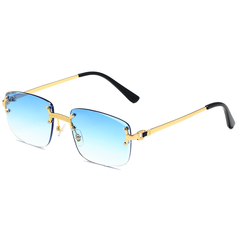 Gold Frame Dark Blue