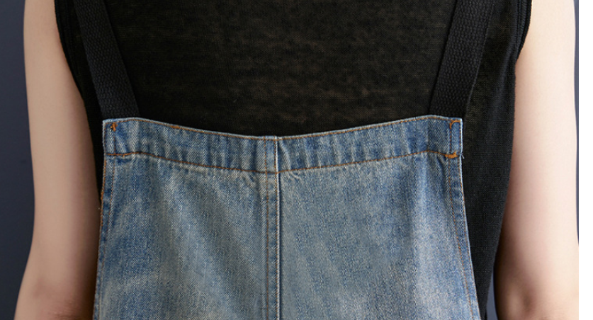 Новые литературные джинсовые подтяжки большого размера для толстой сестры, женские