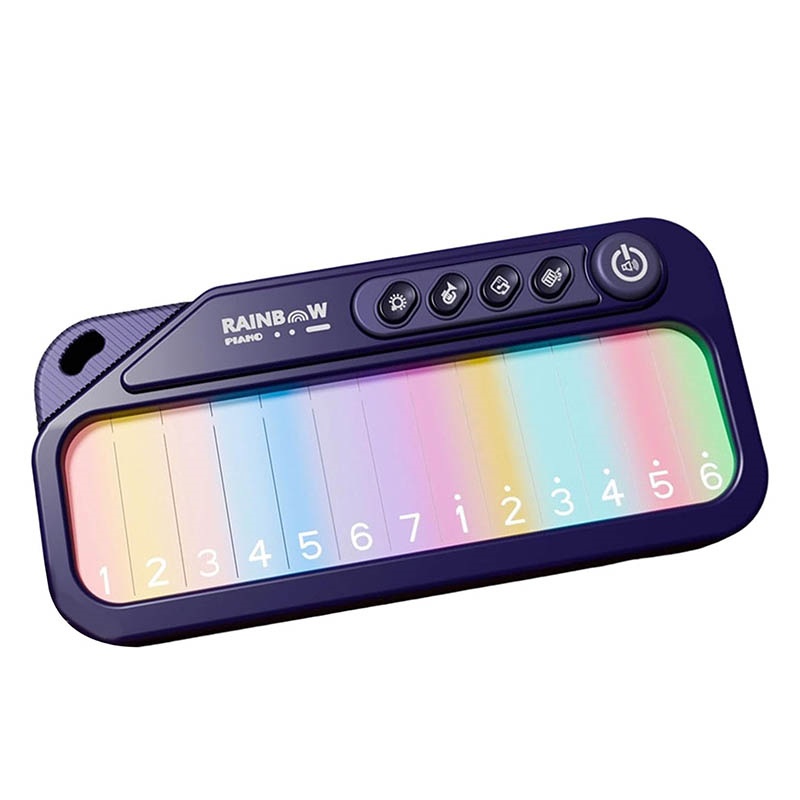 Children Touch Screen Electronic Piano Music Toy With Colour Light — image 5