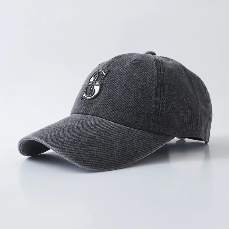 Washed 3D Embroidery Baseball Cap