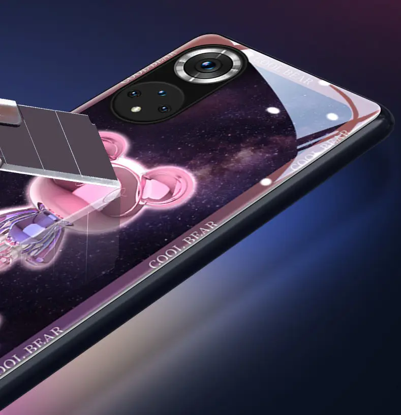 Star Metal Bear Mobile Phone Case