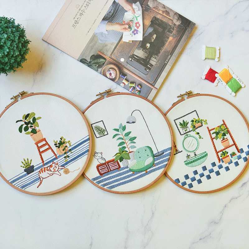 Handmade Embroidery Diy Material Package — image 1