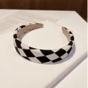 3Cm Checkered Headband