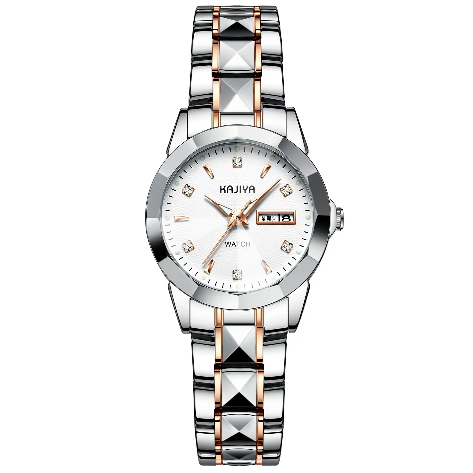 Waterproof Luminous Steel Band Ladies Watch Korean Version