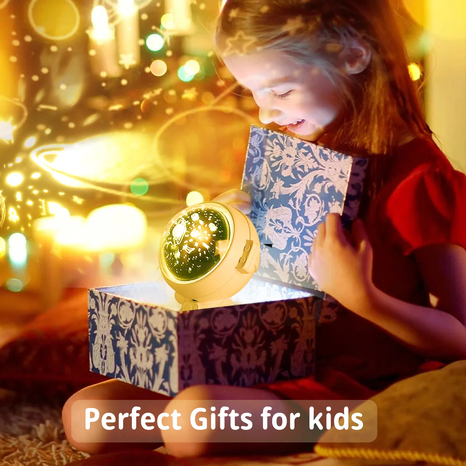 Galaxy Star Projector Starry Sky Night Light Astronaut Lamp Room Decr Gift Child Kids Baby Christmas Spaceman Projection – image 5