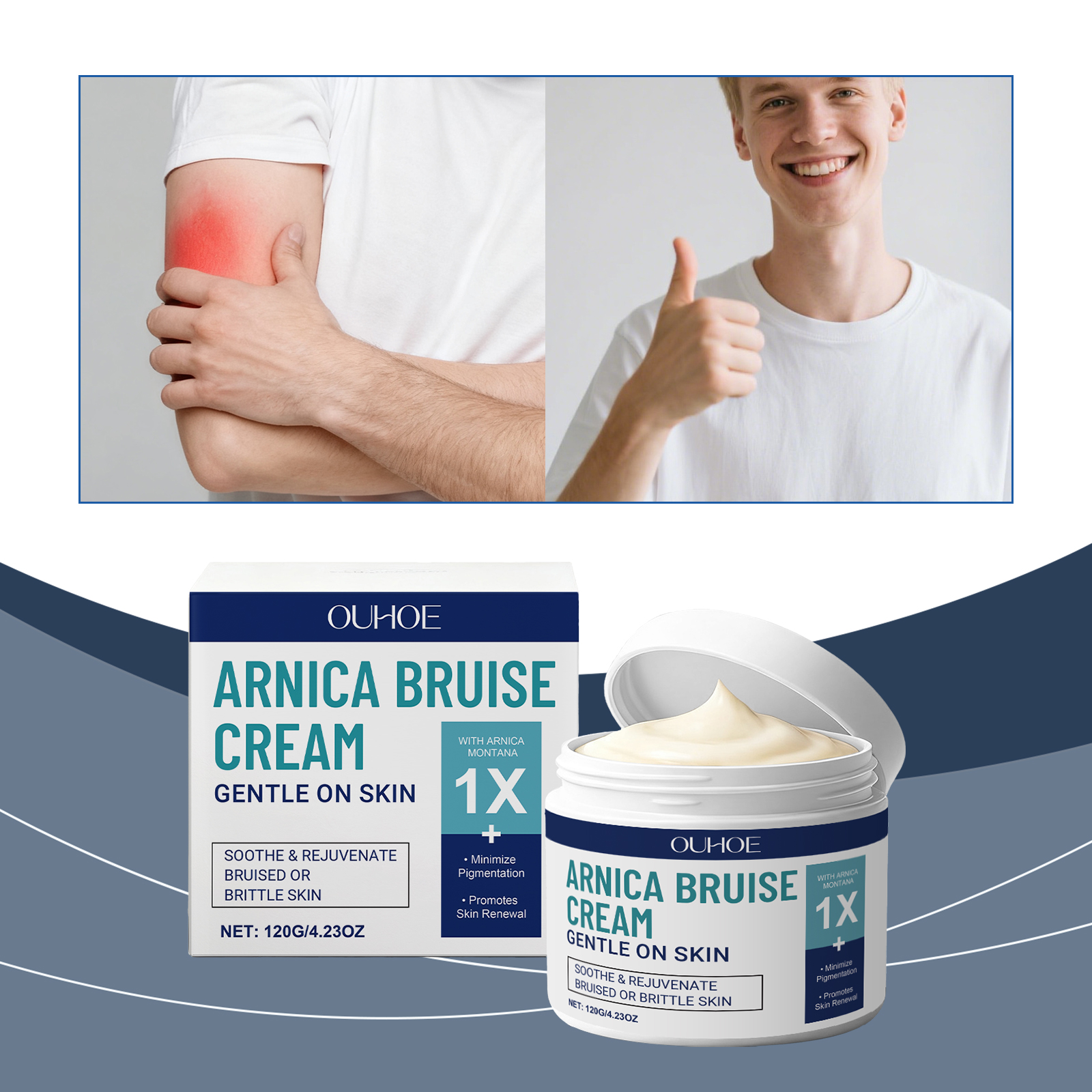Soothing And Repairing Cream 120g 1 Box — foto 4