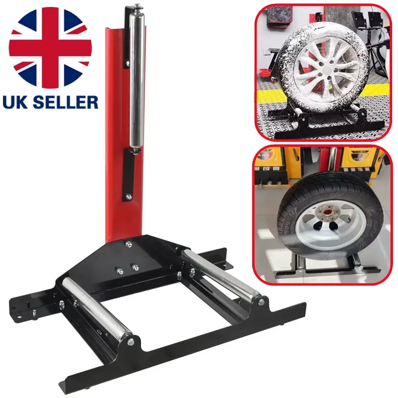 Rolling Wheel Detailing Stand Car Tire Cleaning