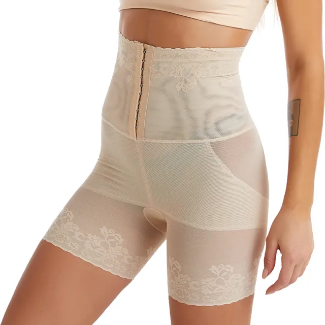 Corset Waist Sculpting Breasts Enhance Body Corset Hip Lift Pants Skin Color - Shop at LoveMi