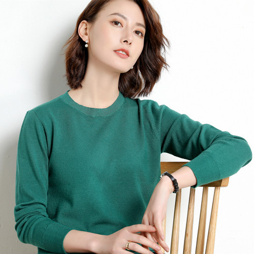 Title 9, Loose And Versatile Round Neck Wool Base Sweater