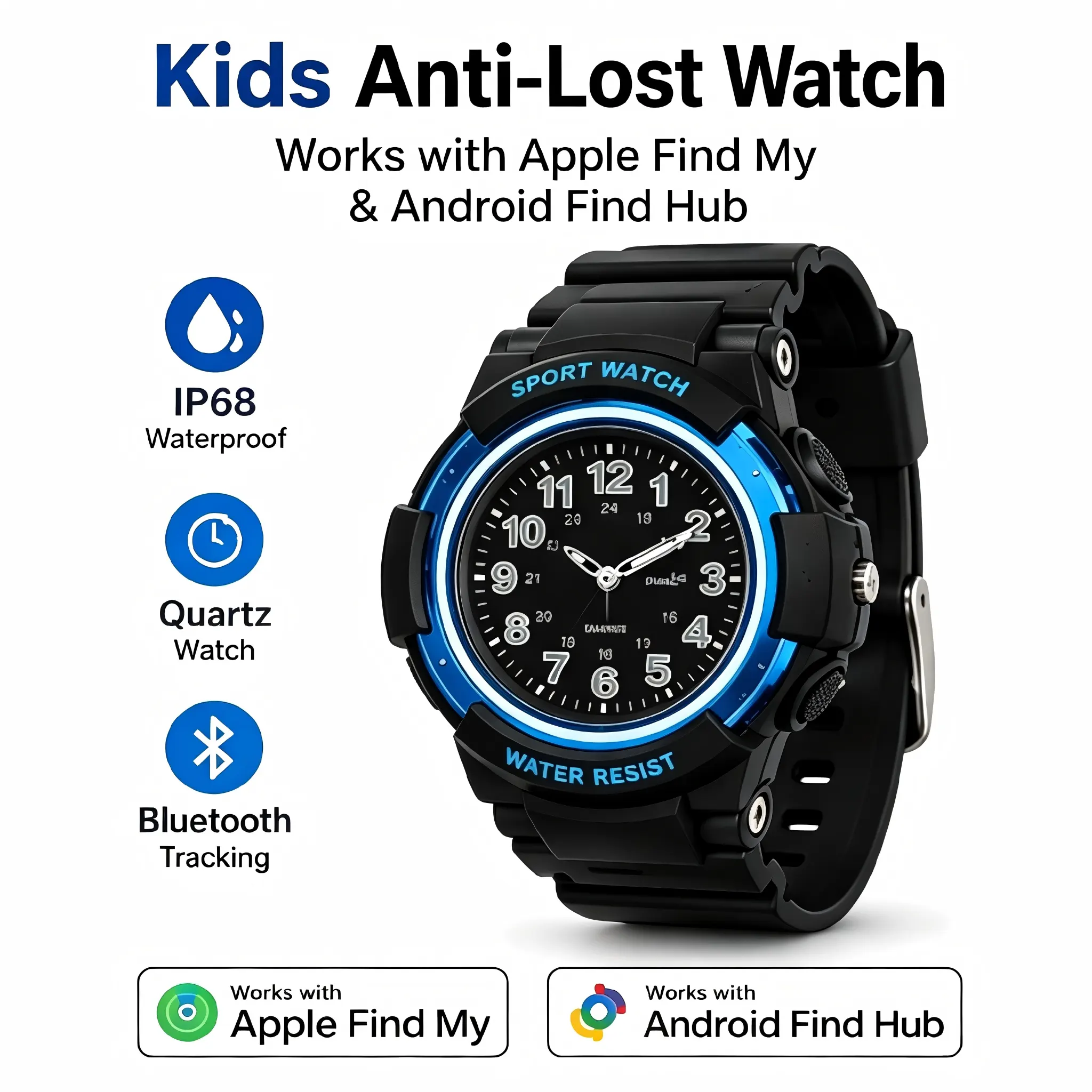 Kids Anti-Lost Watch Find My Android Hub