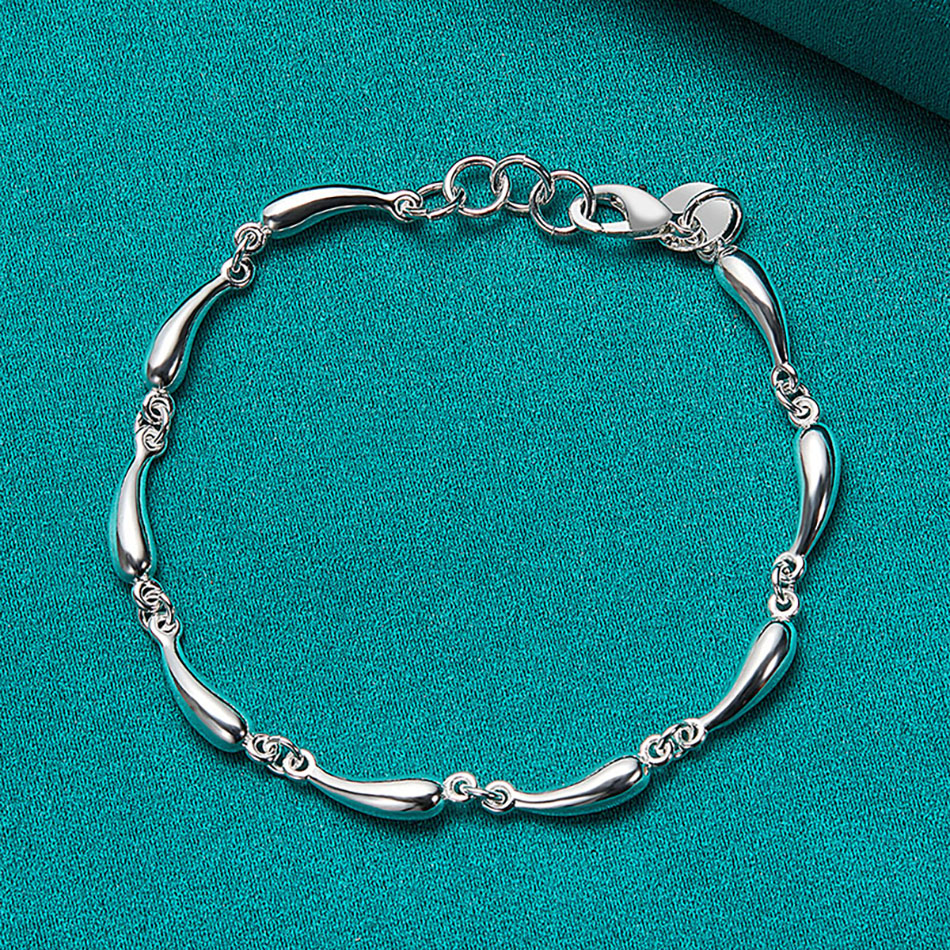 Silver Jewelry Full Water Drop Bracelet Jewelry