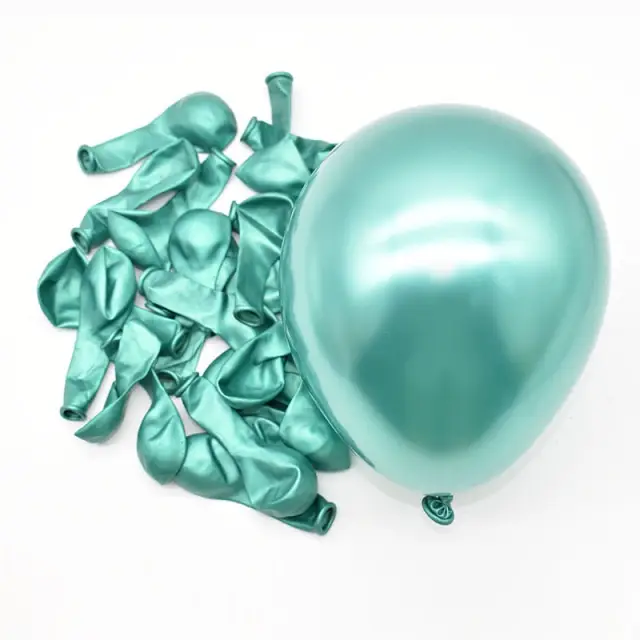 Party Decorations Metal Color 5 Inch Metal Latex Balloon