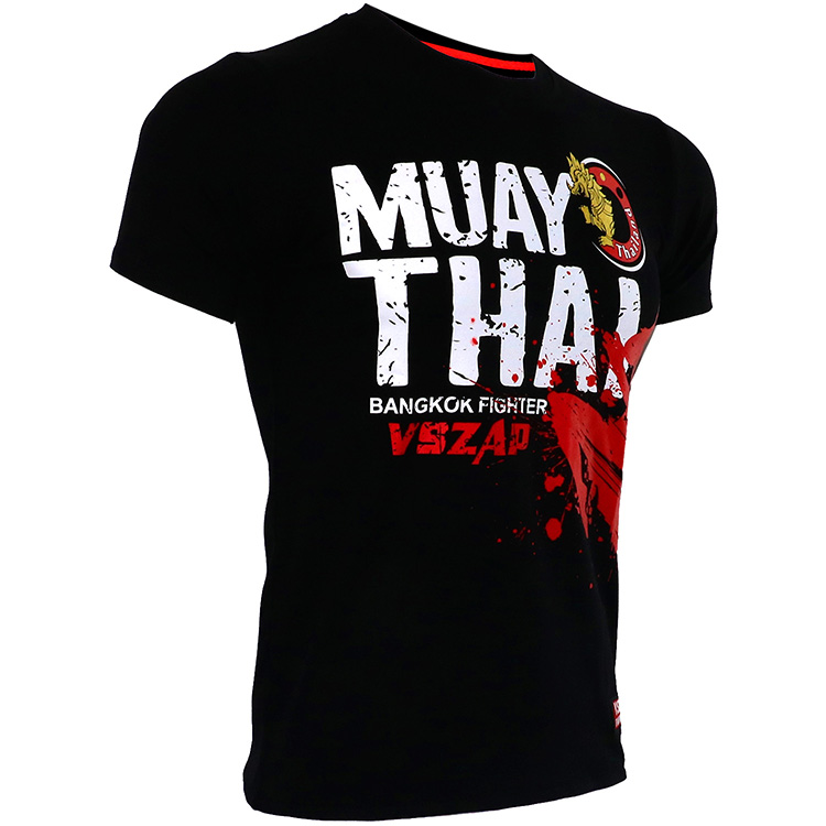 Title 4, Muay Thai manga corta Fighting Fitness camiseta...