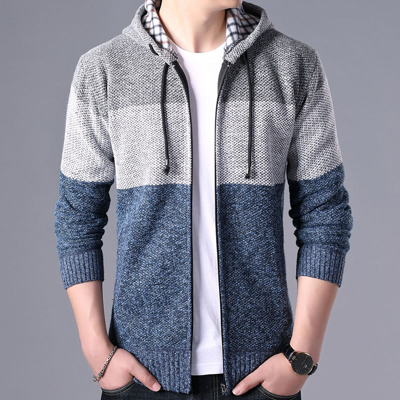 Title 2, Jaqueta masculina com gola alta e cardigan com ...