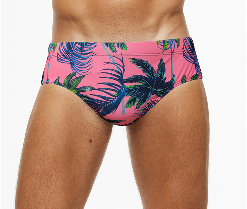 Briefs red coconut tree