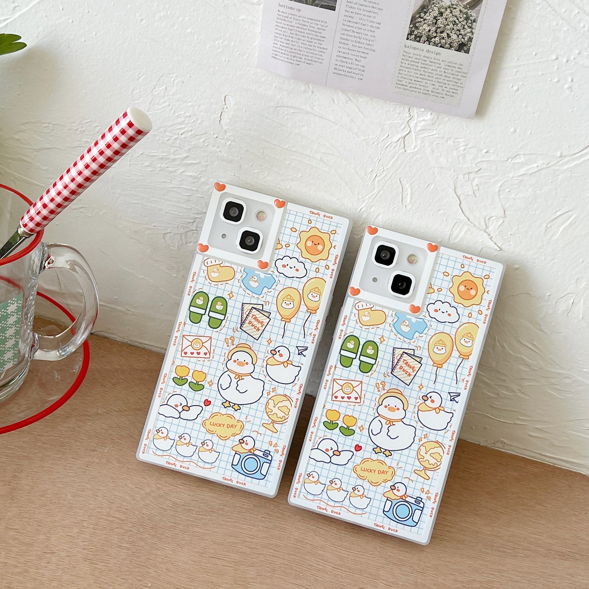 Funny Cute Duck Silicone Phone Case