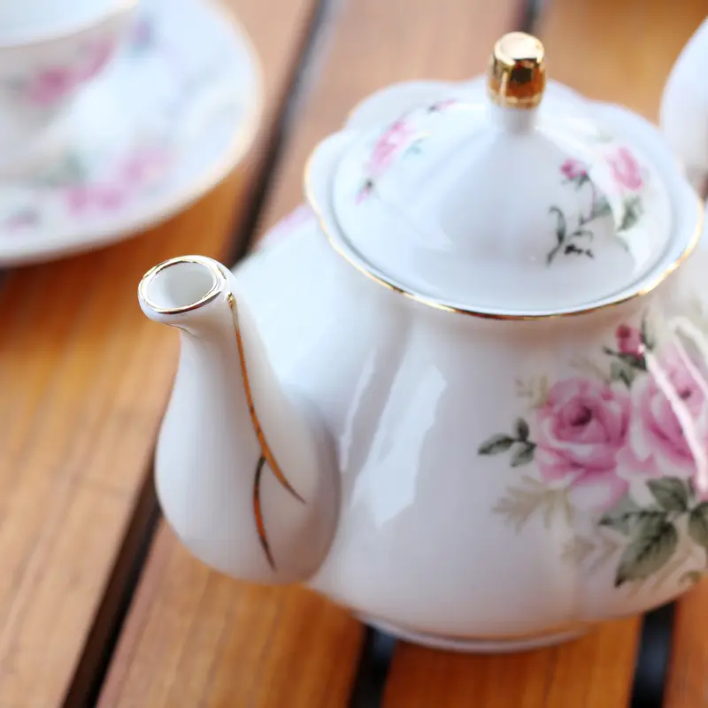 European-style Heat-resistant Filter Bubble Teapot