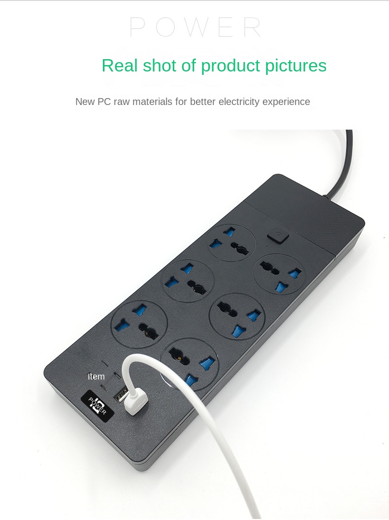 Title 10, 2024New T12 Power Strip Multifunctional High Po...