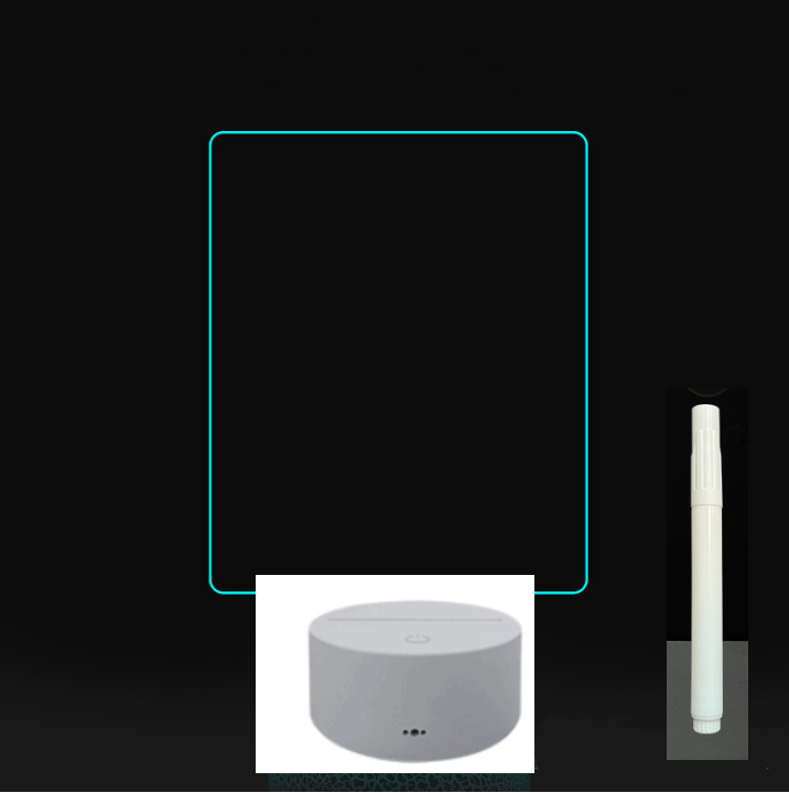 3D Acrylic Board Handwriting Message Board LED Light - Image 51