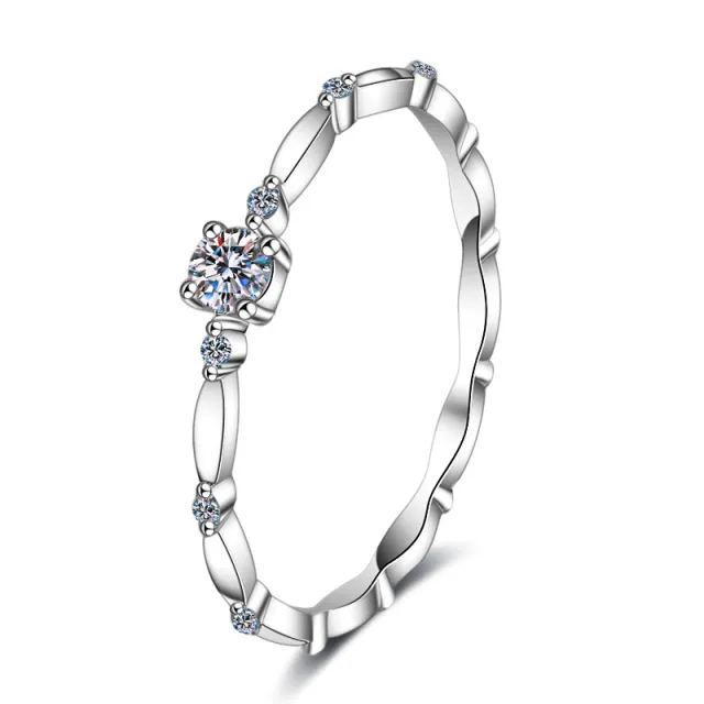 Moissanite Fashion Diamond Wedding Ring No.9 - Shop at LoveMi