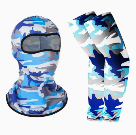 Camo sky blue head cover cuff