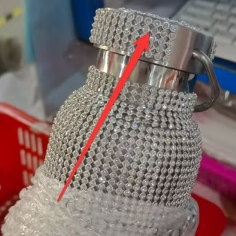 Winter Water Bottle Thermos 304 Stainless Steel High-Value Cute Diamond