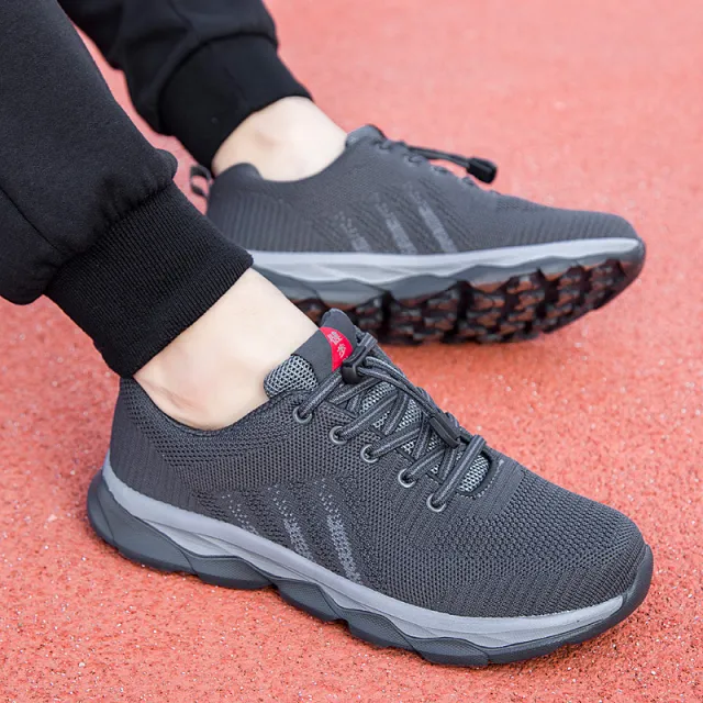 Breathable Non slip Soft Sole Mesh Sneakers Grey - Shop at LoveMi