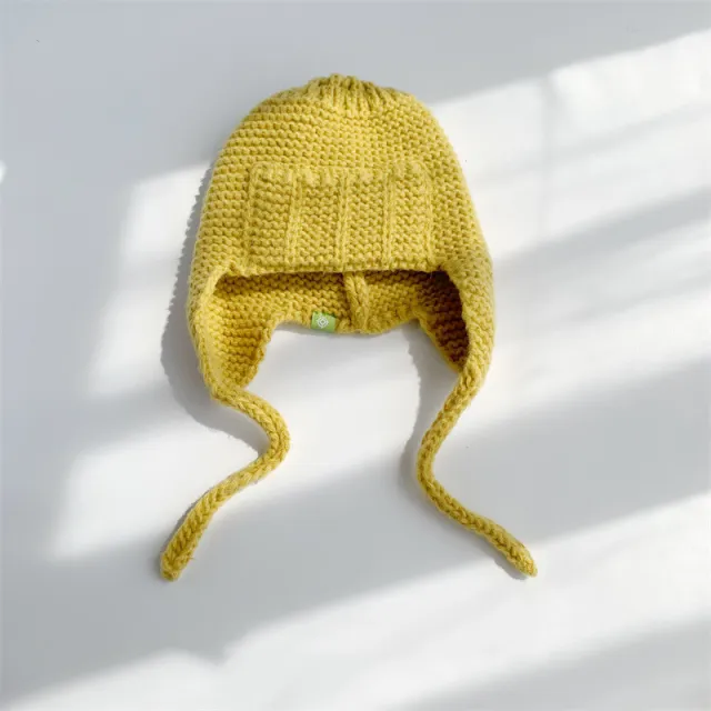 Wind Proof Ear Protection WoolWomen Solid Color Yellow - Shop at LoveMi