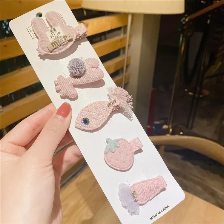 Cute Lace Princess Baby Bangs Clip Hairpin - 4Style