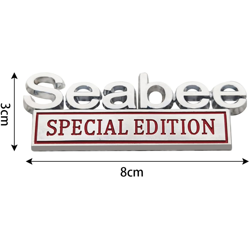 2pack Seabee Special Edition Emblems, Seabee Emblem 3D Badge Decal Car Truck SUV,Refrigerator Sticker,Window Display Stickers,Bicycles, Laptops, Fridges
