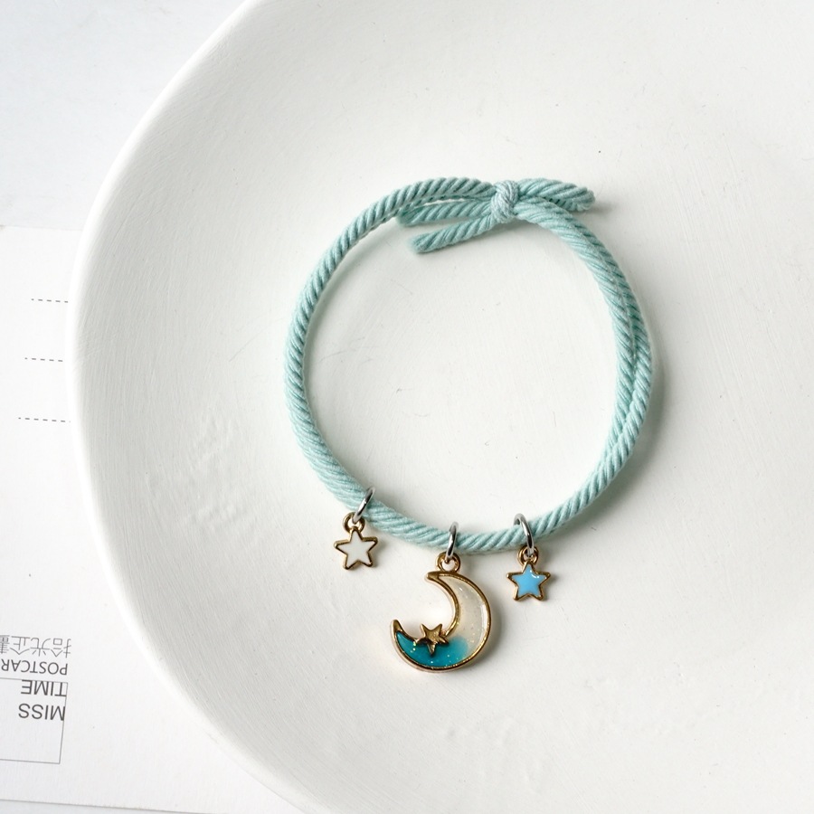 Star Hair Ring Girl Tie Hair Accessories Green - Shop at LoveMi