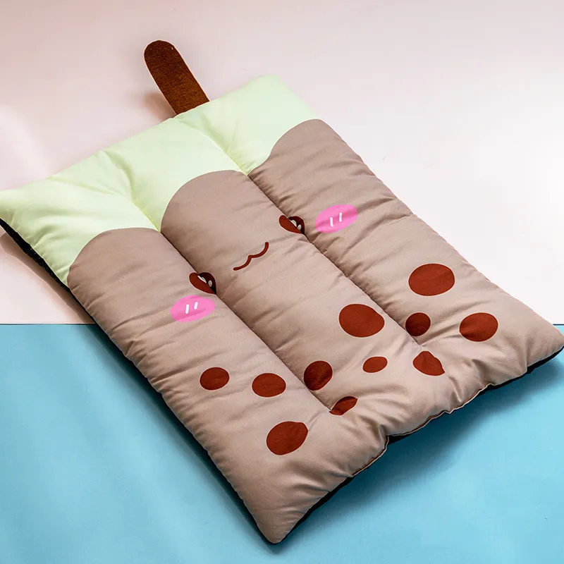 Dog Cooling Mat Pet Beds Cat Rug Ice Silk Pet Self Cooling Pad Blanket Summer Washable Oxford Farbric Cooling Down Summer Fruit – image 8