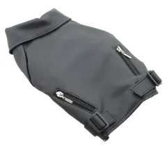 Big Dog Clothes Autumn And Winter Clothing Leather Jacket - Black - View 1