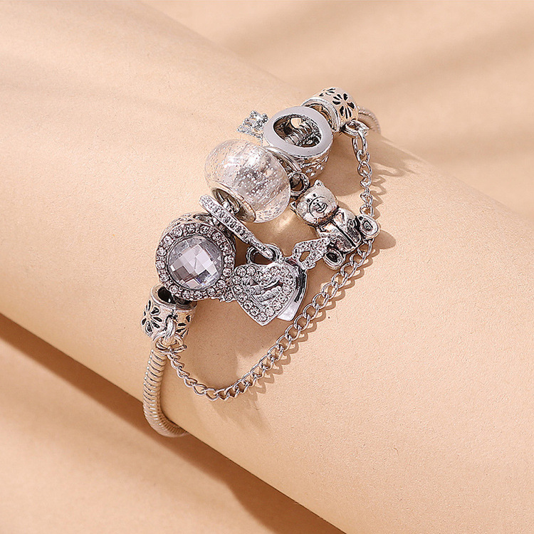 Glass Rhinestone Beads  Hand String European And American Ornaments