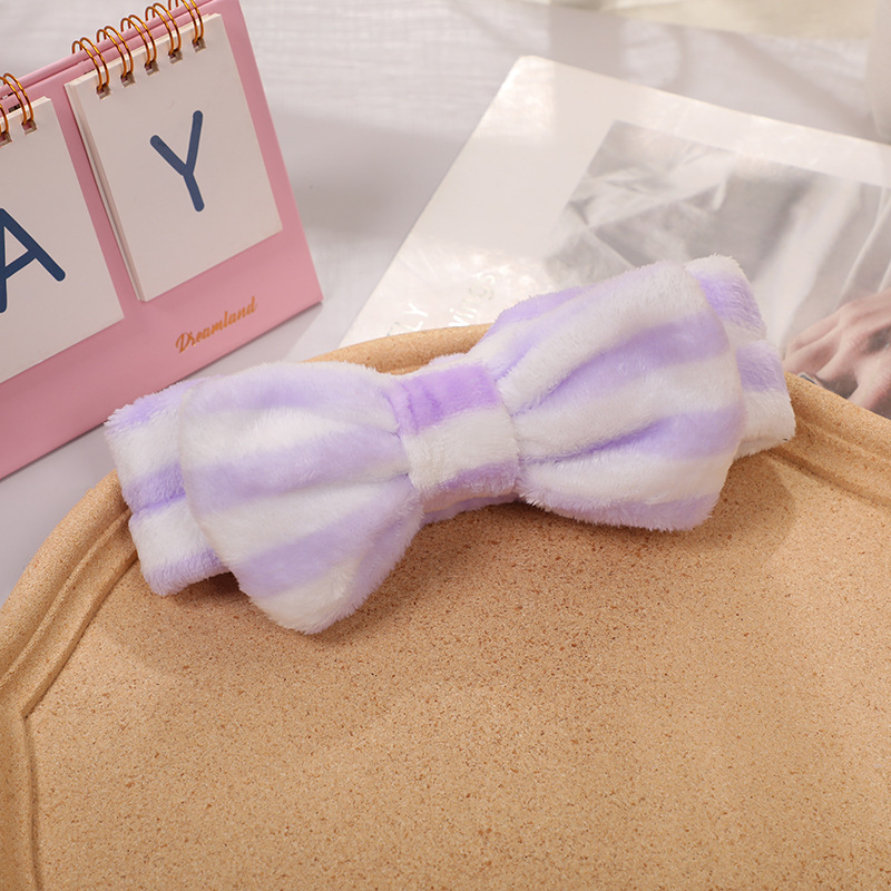 Fashion Striped Polka Dot Leopard Print Bow Headband