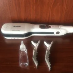 Steam Spray Hair Straightener Splint Comb Spray Hair Straightener - White - View 1
