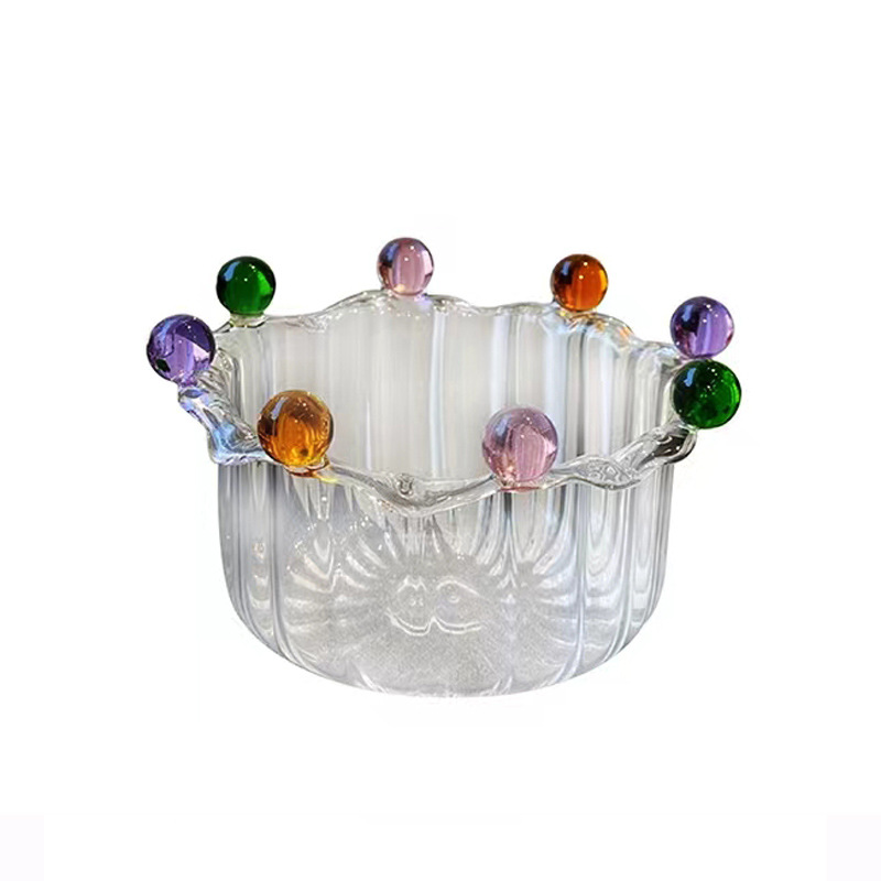 Title 3, High Borosilicate Glass Bowl Creative Crown Fairy