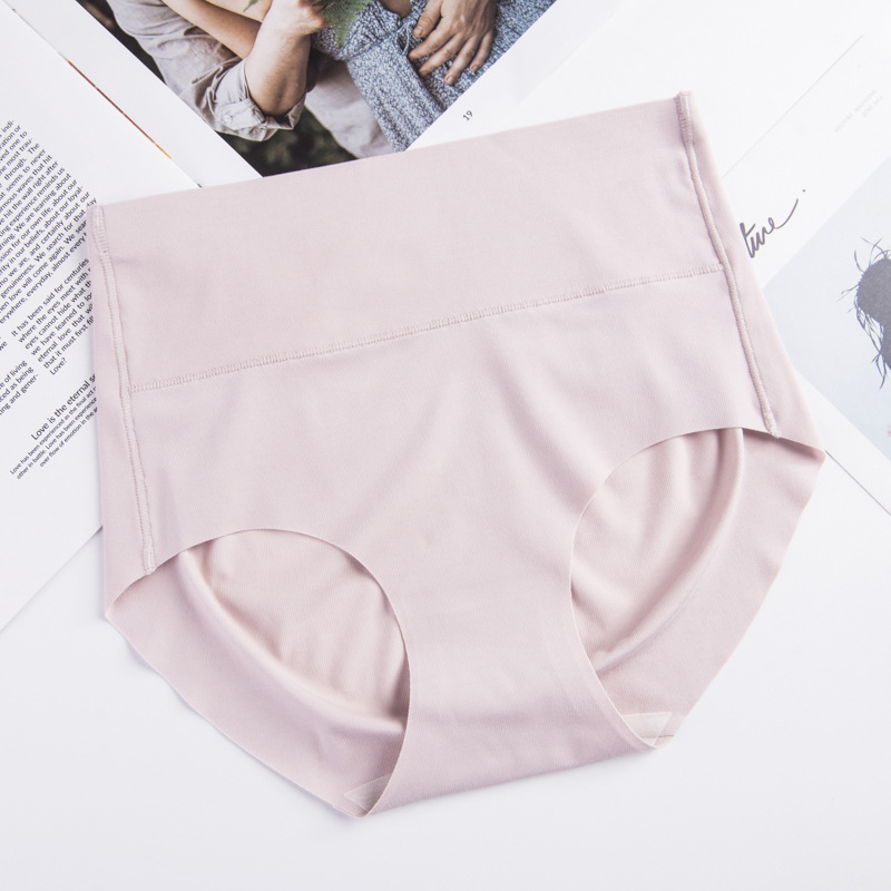 One Piece Seamless Women's High Waist Modal Breathable Briefs Purple - Shop at LoveMi