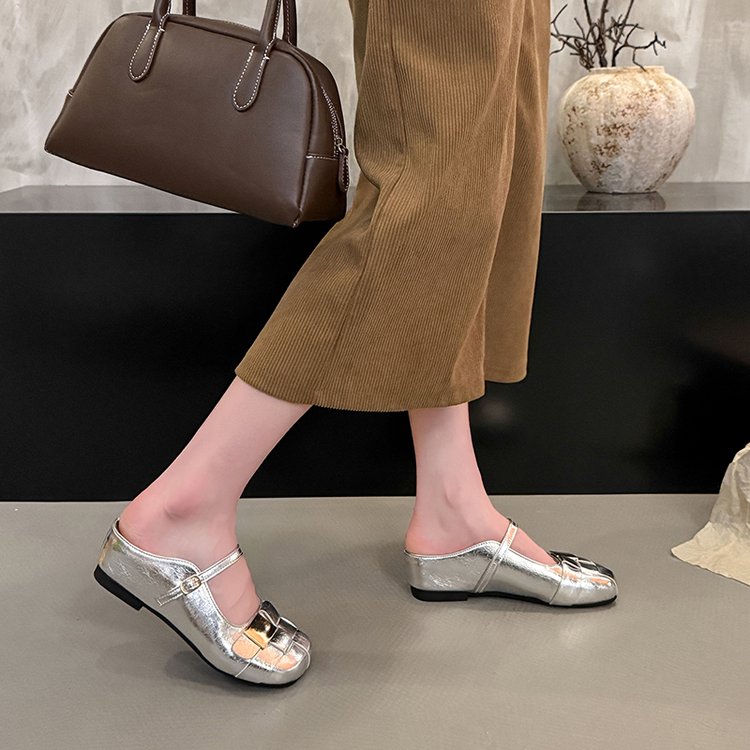 Closed Toe Mary Jane Mules