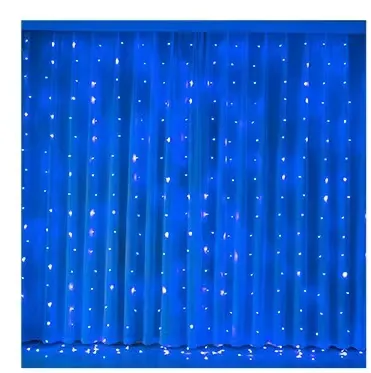 Led Modeling Lamp Internet Celebrity Bedroom Romantic Room Curtain Light Blue - Shop at LoveMi