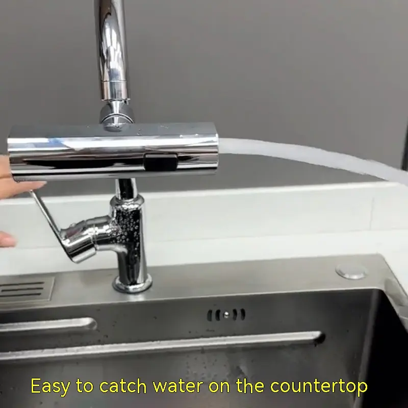 Kitchen Faucet Waterfall Outlet Splash Proof Universal