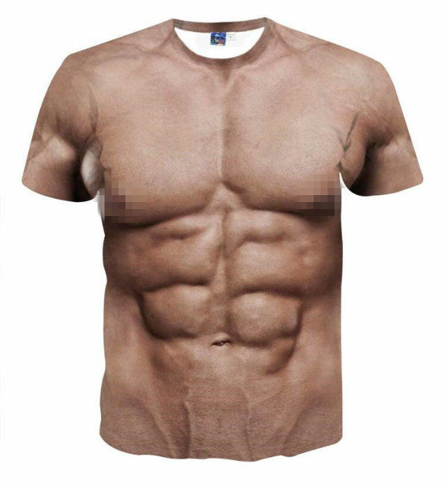 Title 1, Camiseta Masculina Fitness Criativa Estampa Dig...