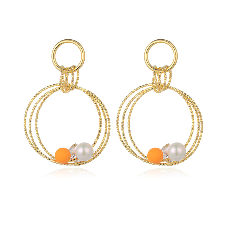 Trendy Simple Retro Simple Geometric Earrings