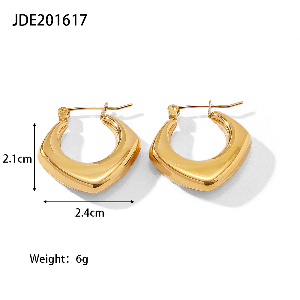 Women's High-class Titanium Hollow Earrings