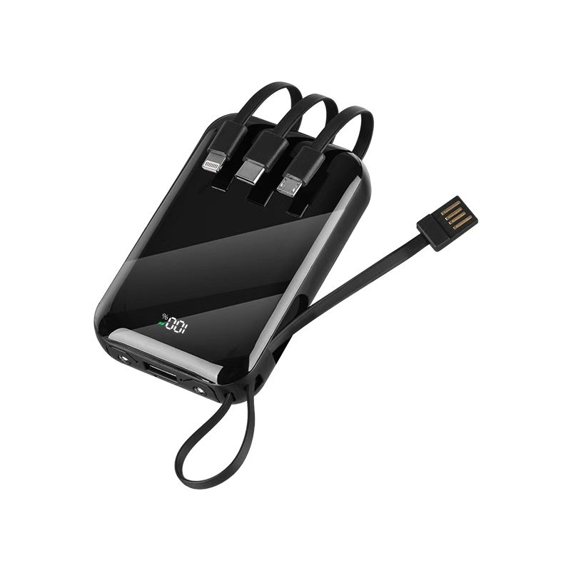 Portable Power Bank With Fast & Wireless Charging - High Capacity Battery Pack For IPhone, Android & AirPods, Travel-Friendly Emergency Charger With Safety Protection