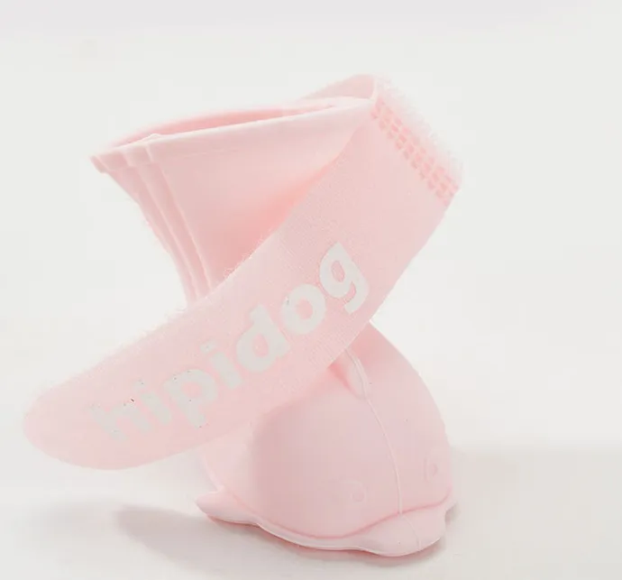 Jelly Rain Boots 4 Waterproof Foot Covers - Pink