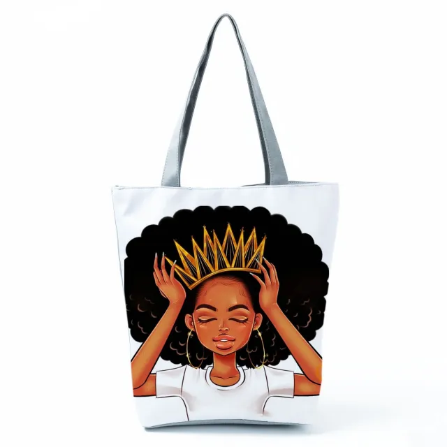 Girls Print Portable Lazy Lightweight Shopping Bag Hl2112 - Shop at LoveMi